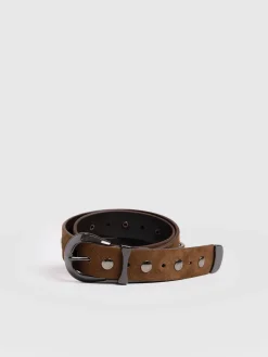Roxie Studded Belt - Camel
