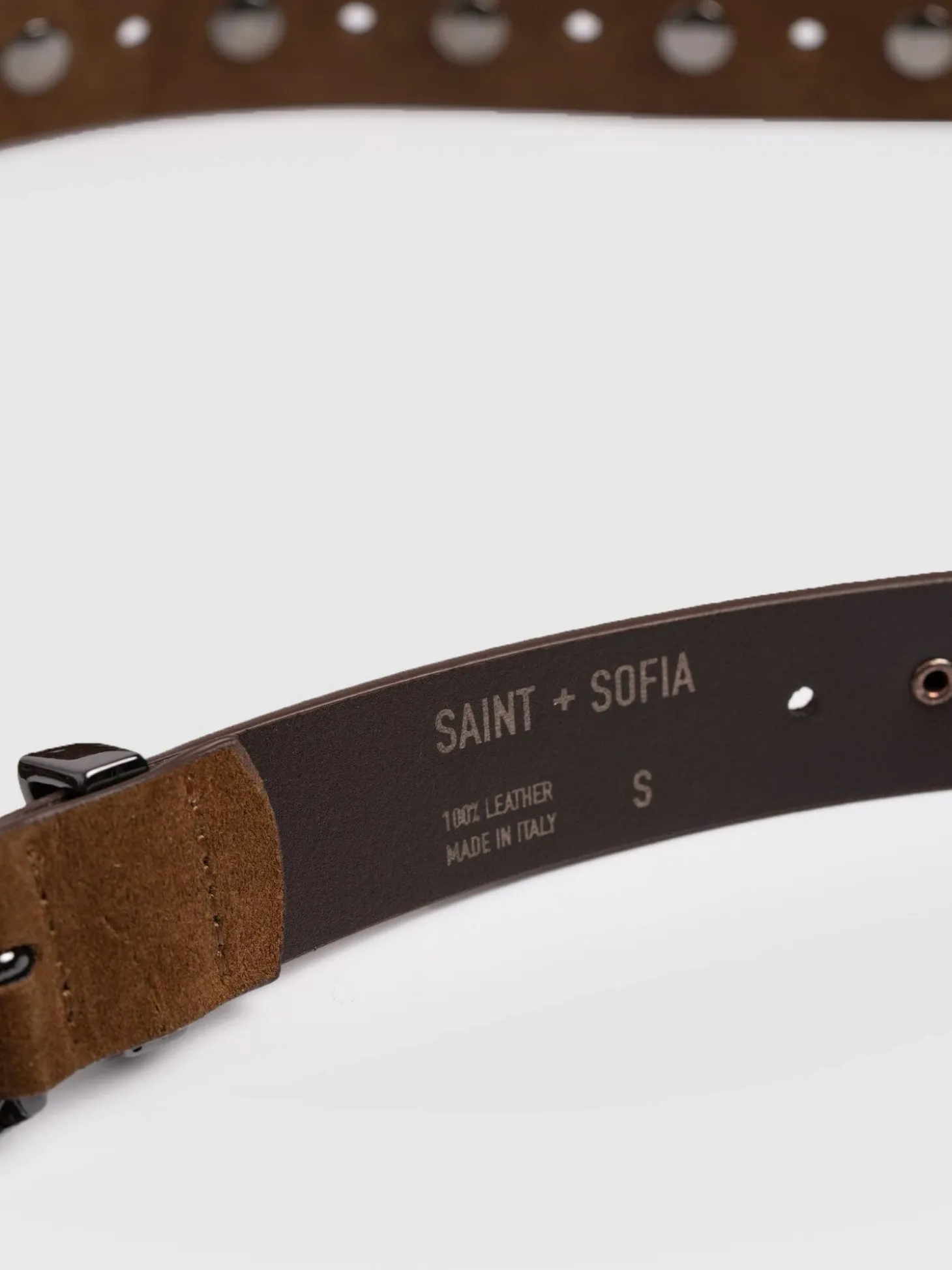 Roxie Studded Belt - Camel