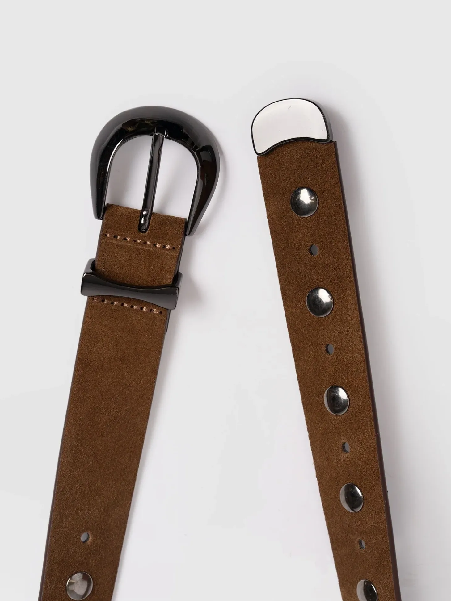 Roxie Studded Belt - Camel