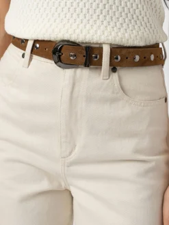 Roxie Studded Belt - Camel