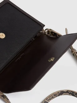 Rylee Cross Body Bag - Brown Snake