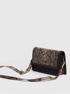 Rylee Cross Body Bag - Brown Snake