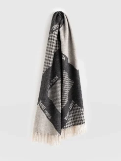 Saint + Sofia Scarf - Black/Grey