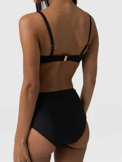 Skye Bandeau Bikini Top - Black