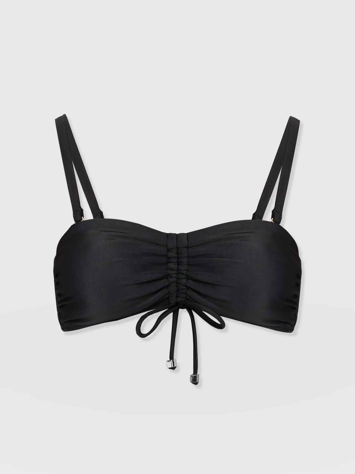 Skye Bandeau Bikini Top - Black