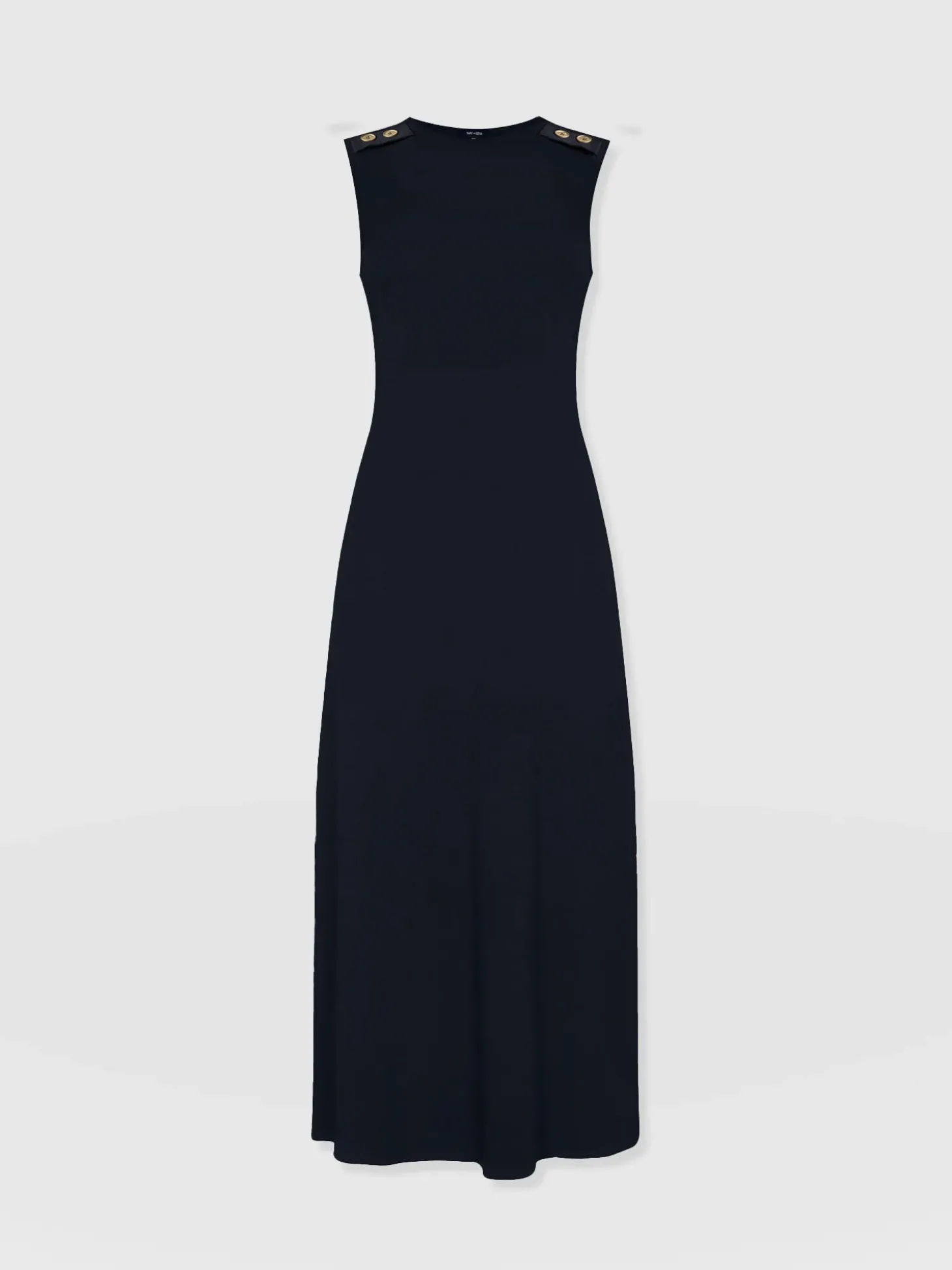 Sleeveless Runway Maxi Dress - Navy