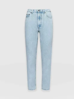 Slim Mom Jeans - Pale Blue