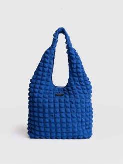 Soho Shoulder Tote Bag - Blue