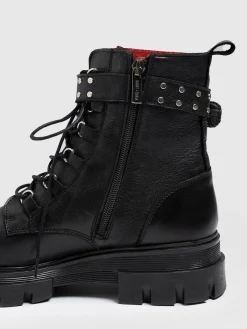 Southbank Studded Boot - Black