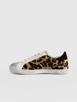 Spitalfields Sneaker - Leopard/ Star