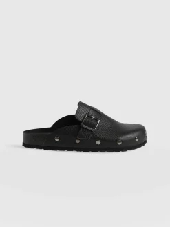Studded Clogs - Black