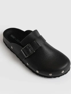 Studded Clogs - Black