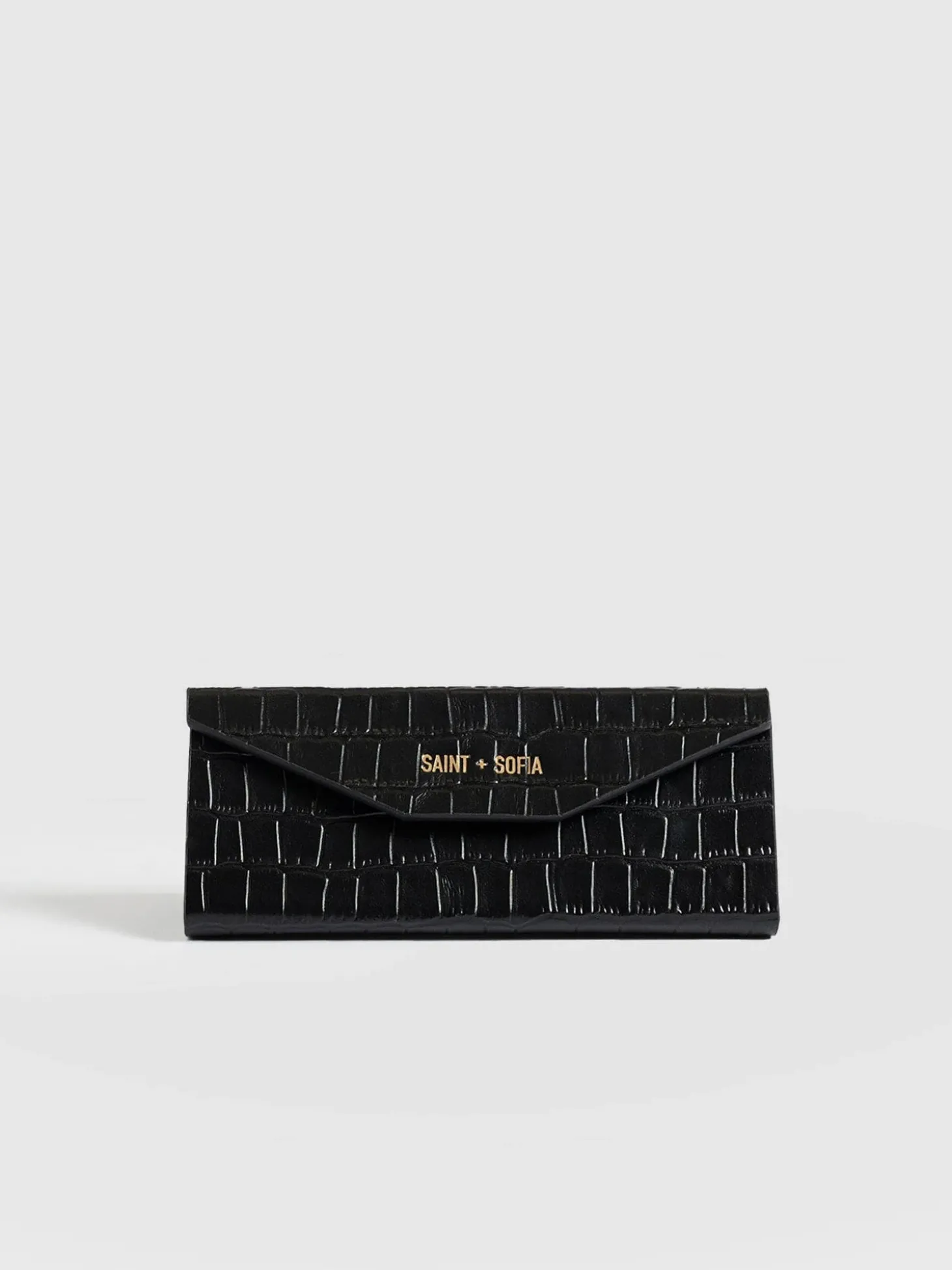 Sunglasses Case - Black Croc