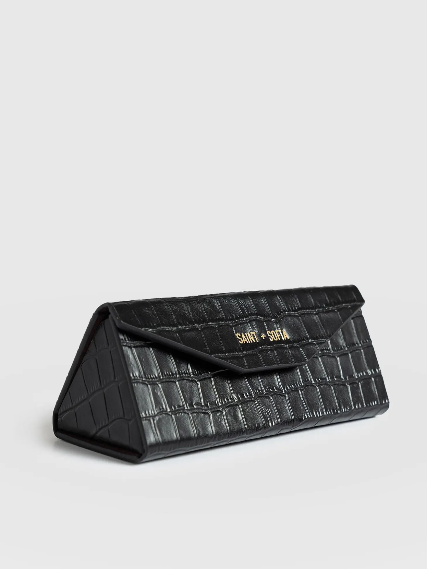 Sunglasses Case - Black Croc