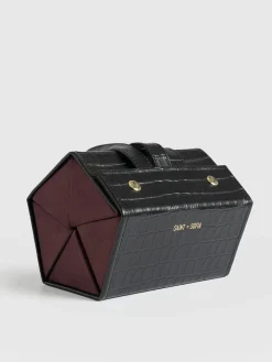 Sunglasses Multi Case - Black Croc