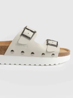 Sutton Slide - Cream Studded