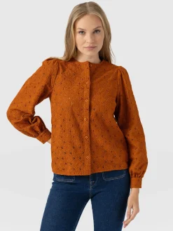 Tabitha Blouse - Tan
