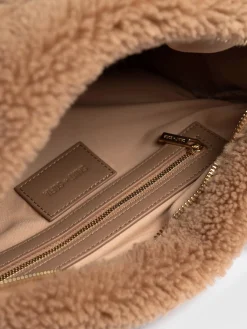 Teddy Woven Duffle Bag - Caramel