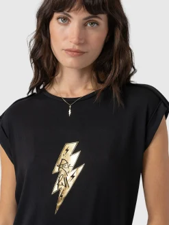 Turn Up Tee - Black Rock N Roll