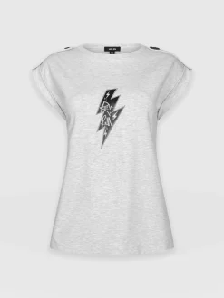 Turn Up Tee - Grey Rock N Roll