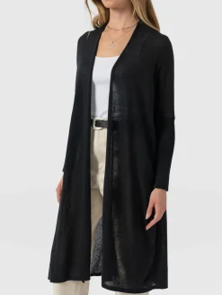 Waterfall Cardigan - Black