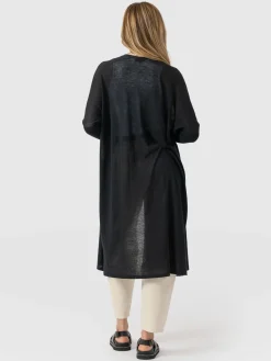 Waterfall Cardigan - Black