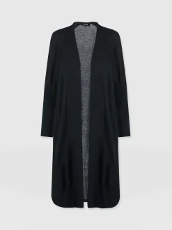 Waterfall Cardigan - Black