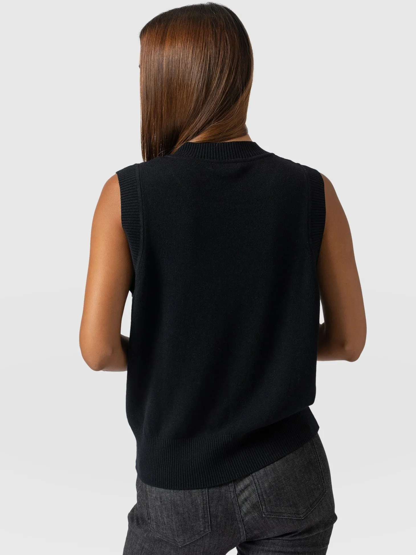 Wren Sleeveless Knit - Black